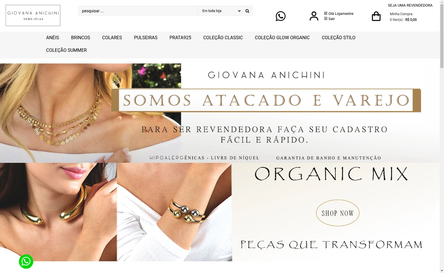 Clientes Loja Mestre
